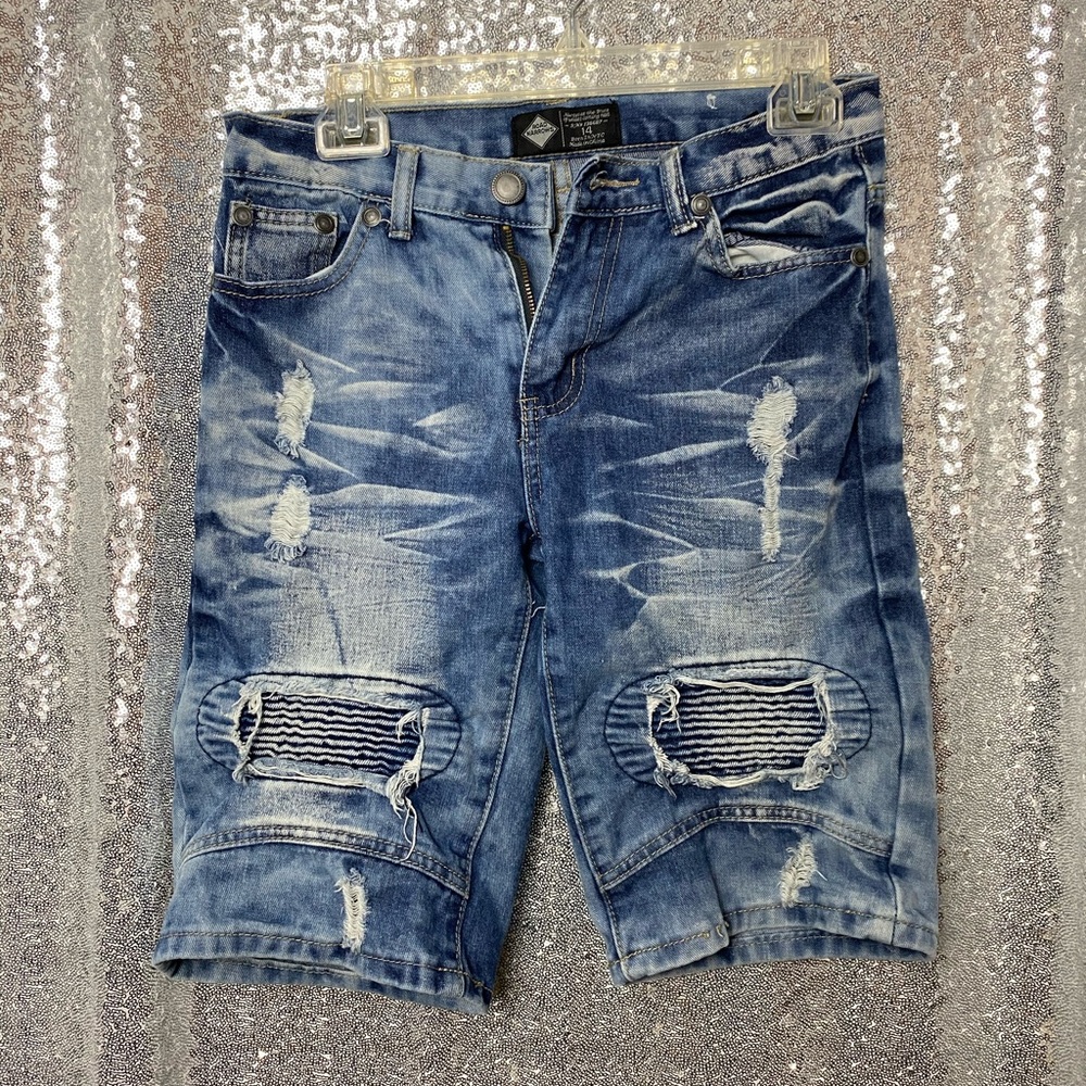 Boy’s Washed Denim Jean Shorts